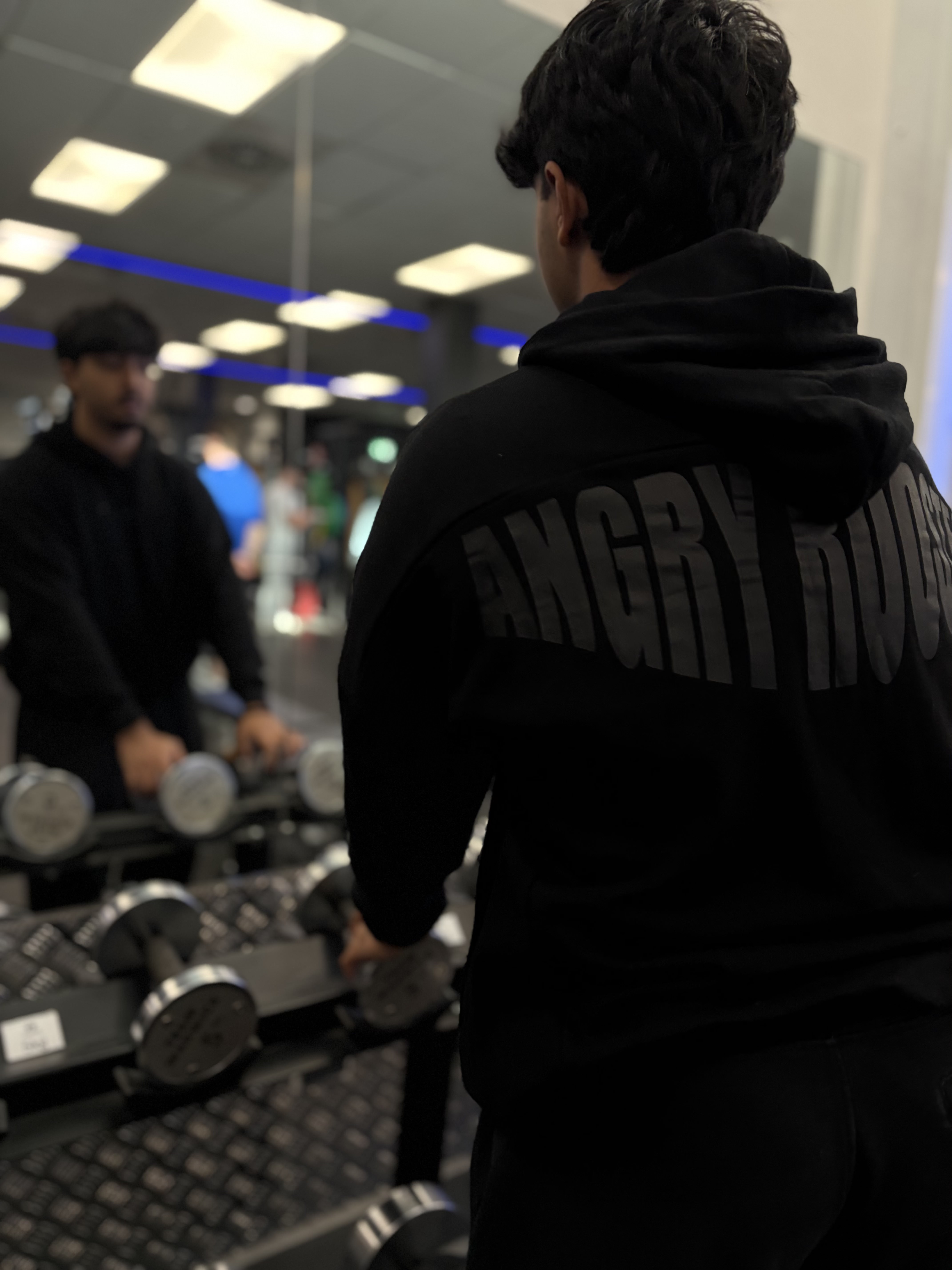 PowerKnit Hoodie training moment