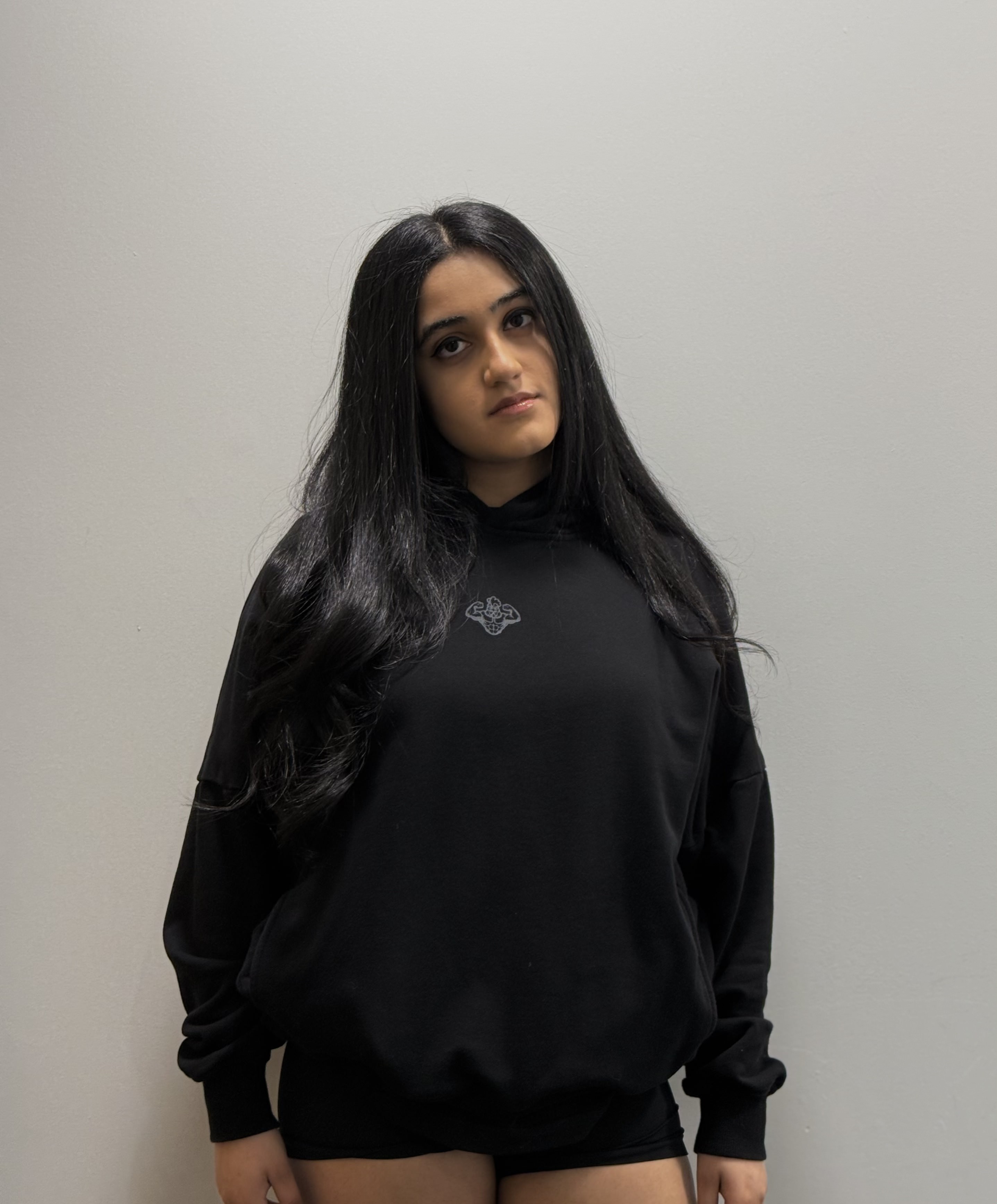 PowerKnit Hoodie in action (detail)