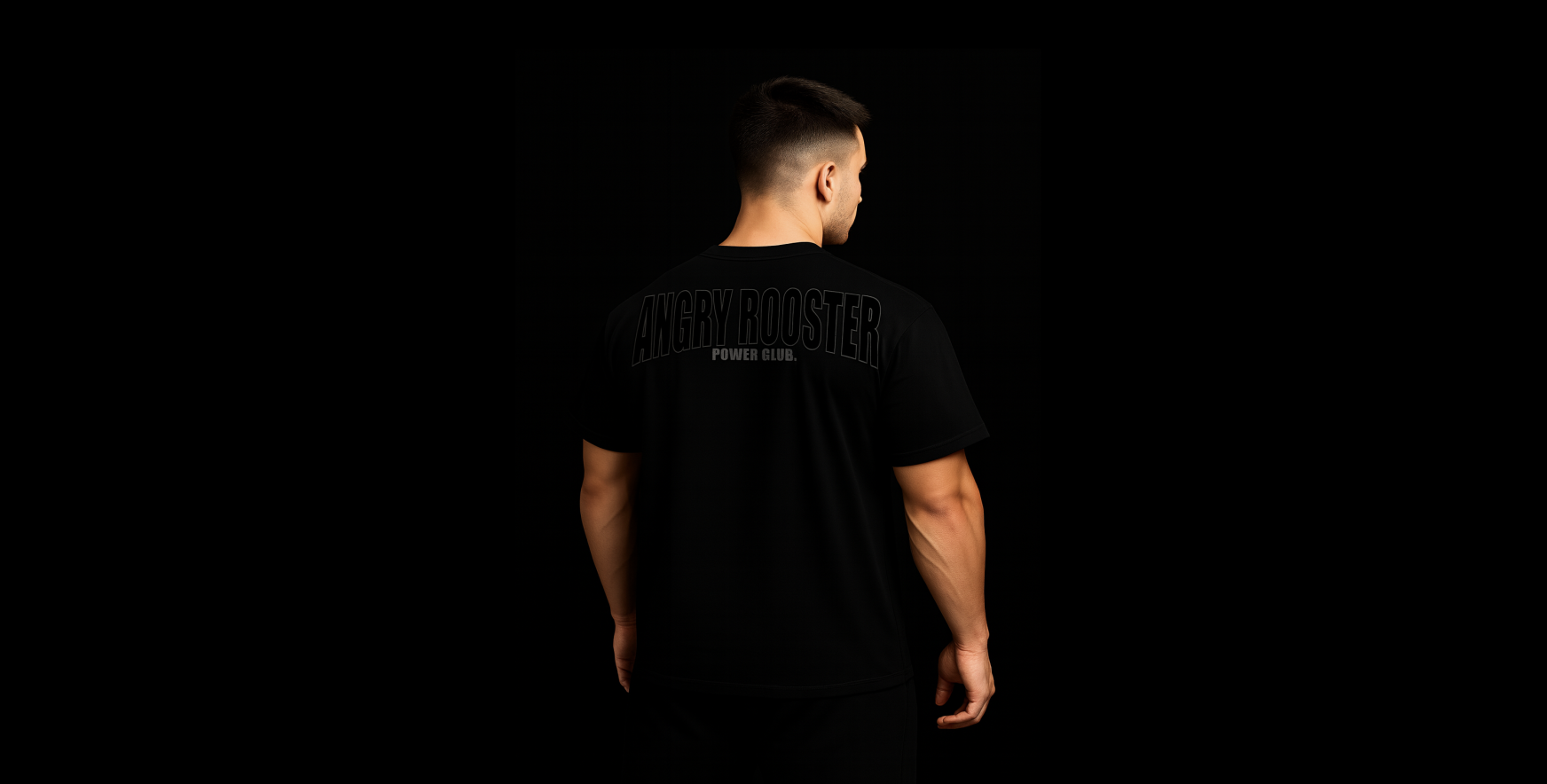 Essentials Tee 01 – back view (ls)
